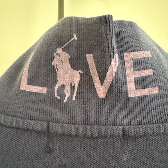 Vintage Ralph Lauren Pink Pony Polo in Navy - Picture 5 of 5